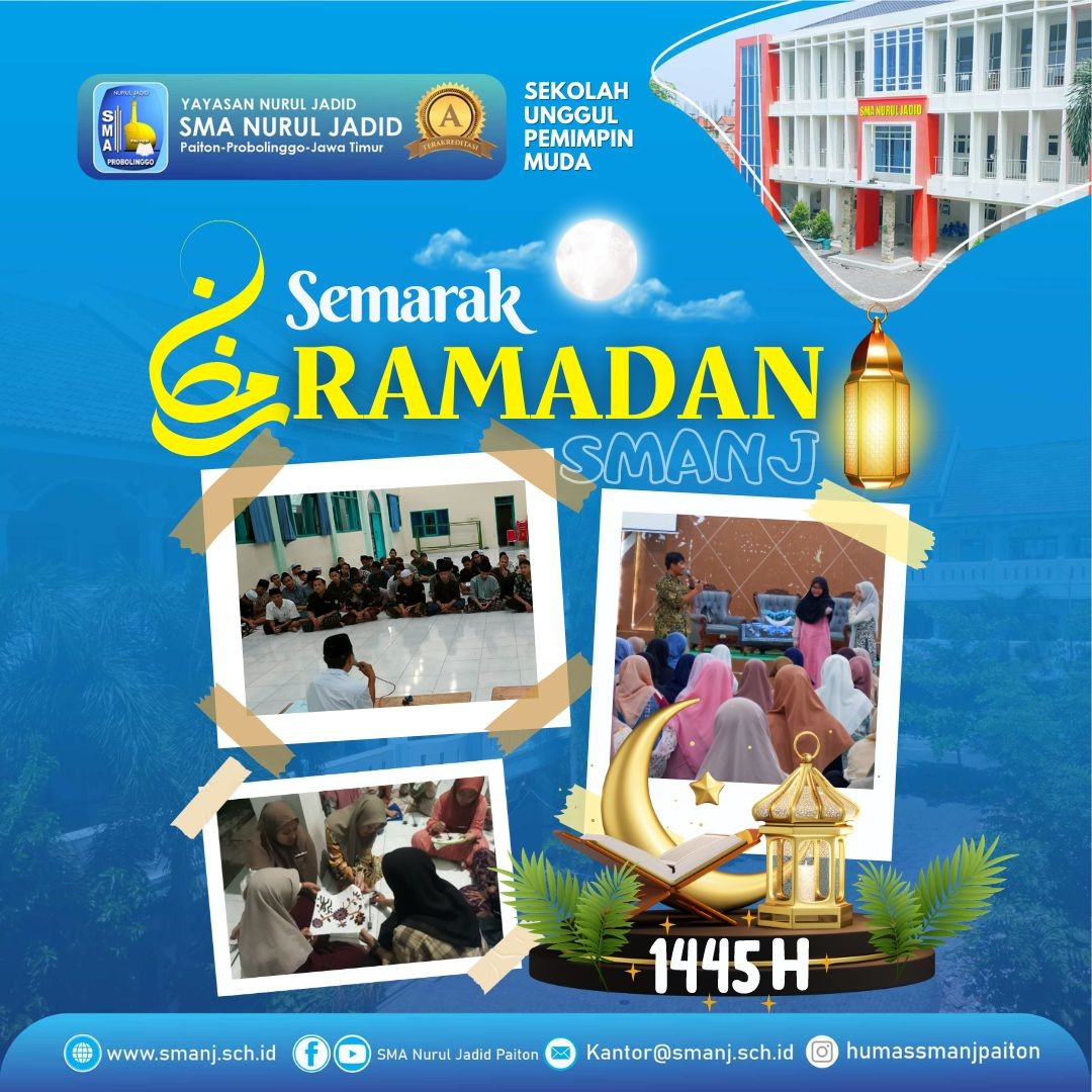 SMA Nurul Jadid Menghiasi Malam  Bulan Penuh Berkah Dengan Aktivitas Bermanfaat